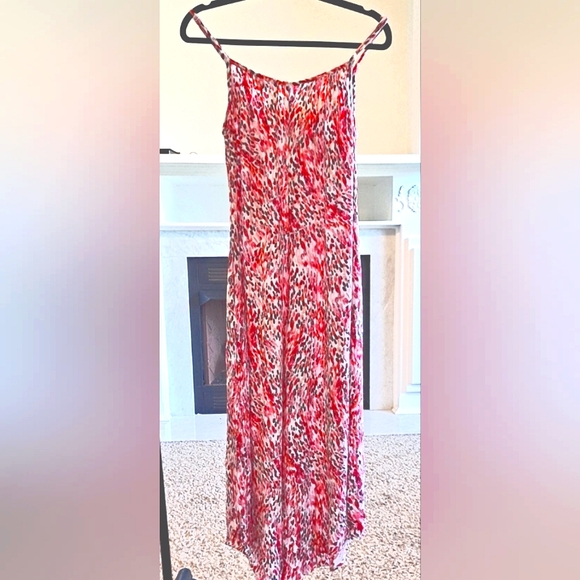 Socialite Pants - Adjustable Spaghetti Strap Mult Splash Colors Flowy Jumper